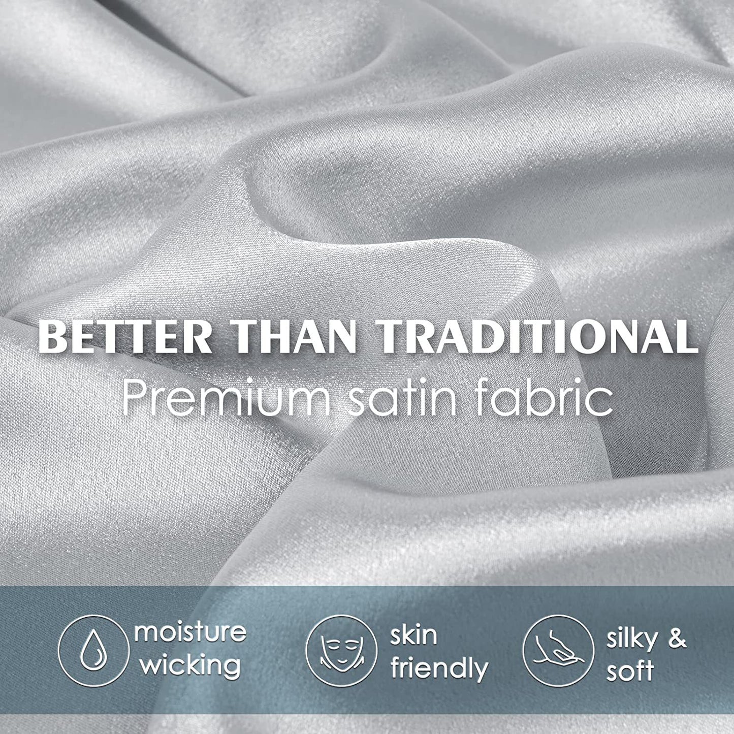 Artificial Silk Double Pillow Case Household Pillows