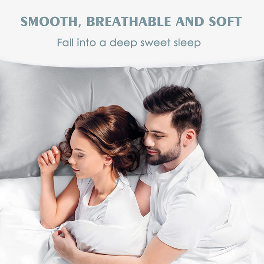 Artificial Silk Double Pillow Case Household Pillows